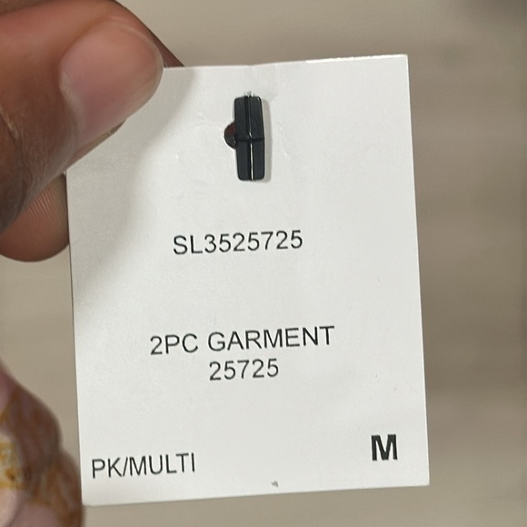 SHADY LADY Women’s Pink Sea Shells 2pc Pajamas Set Size M NWT - Picture 4 of 6